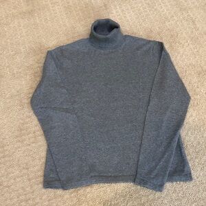 Jones New York Women's Gray Turtleneck Sweater